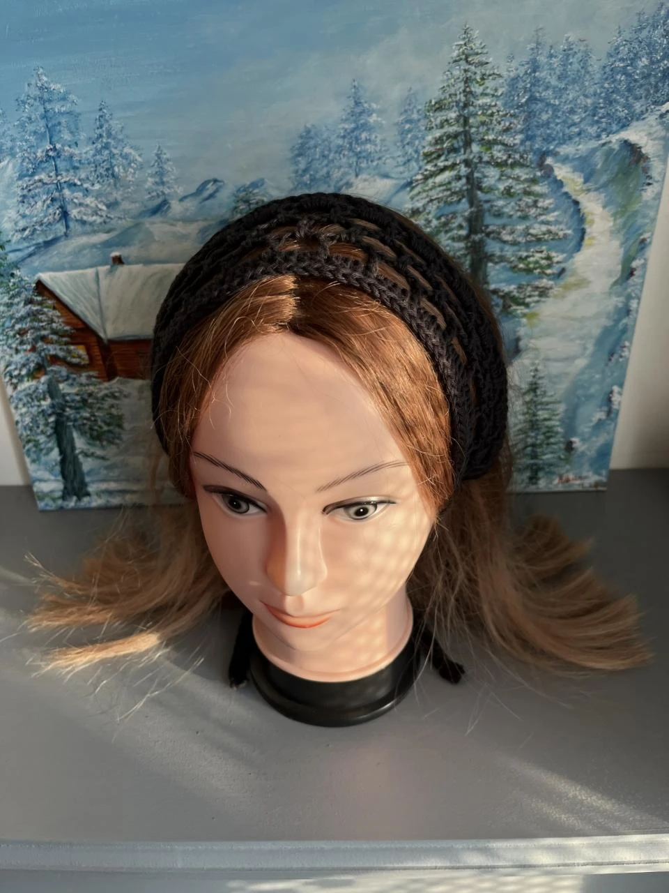 Headband Stirnband Hoofdband Venda Cotton Black One Size – photo 3